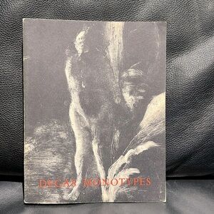 Vintage Degas Monotypes Essay, Catalogue & Checklist Book.